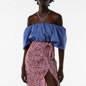 Zara off the shoulder top